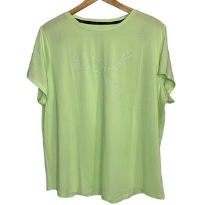 PUMA Moisture Wicking Mesh Back Crew Neck Tee Sz 2X